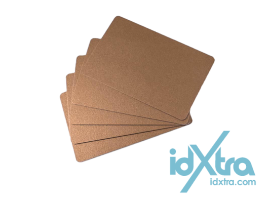 Metallic Coloured PVC Cards 100pc