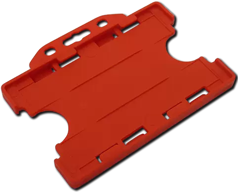 Landscape Double-Sided Open Face Rigid Card Holders 100pc