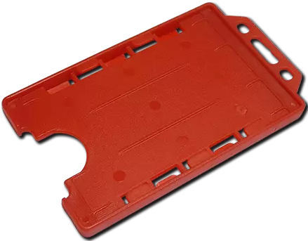 Portrait Double-Sided Open Face Rigid Card Holders 100pc