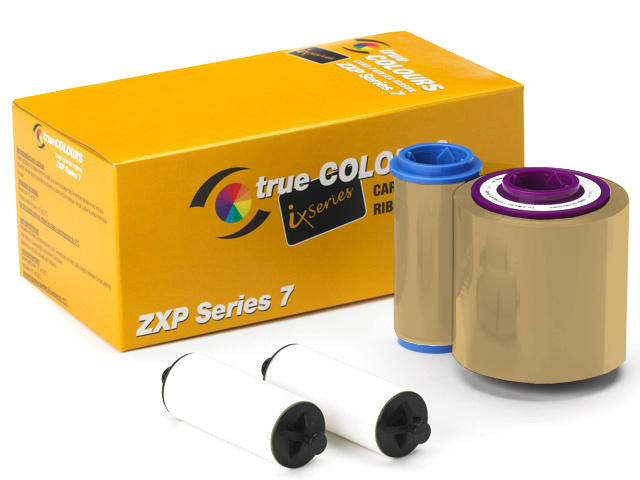 Zebra Gold Monochrome Printer Ribbon (ZXP7 only)