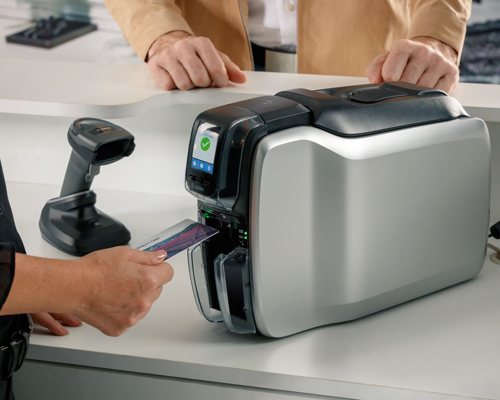 Zebra ZC300 Plastic Card Printer with Ethernet - Dual-Sided