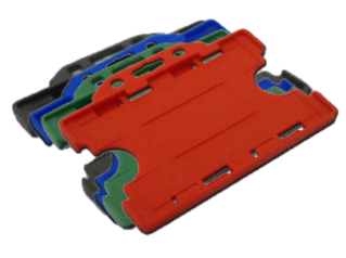 Landscape Double-Sided Open Face Rigid Card Holders 100pc