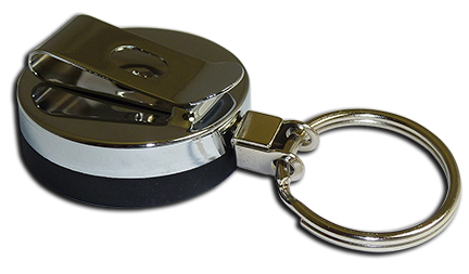 Heavy Duty Badge Reels with Key Rings 50pc