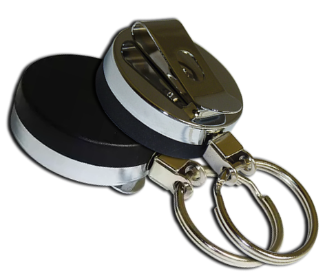Heavy Duty Badge Reels with Key Rings 50pc