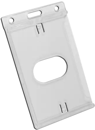 Premium Crystal Card Holders with Thumb Ejection Slot 100pc