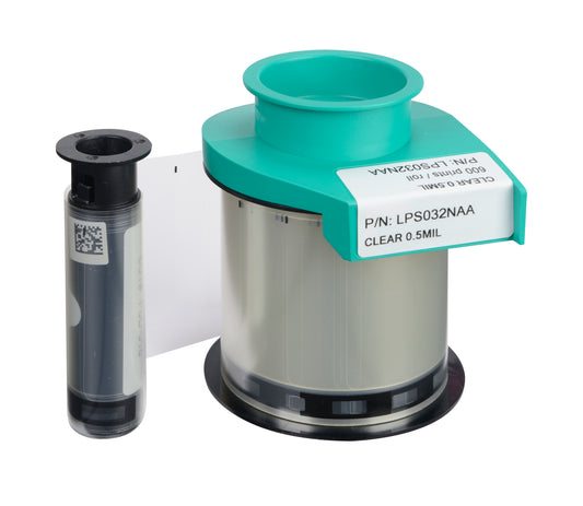 Evolis LPS032NAA 0.5 Mil Clear Patch Laminate Ribbon 600 Prints