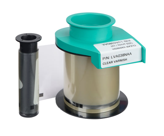 Evolis LVA038NAA Clear Continuous Varnish Ribbon 1200 Prints