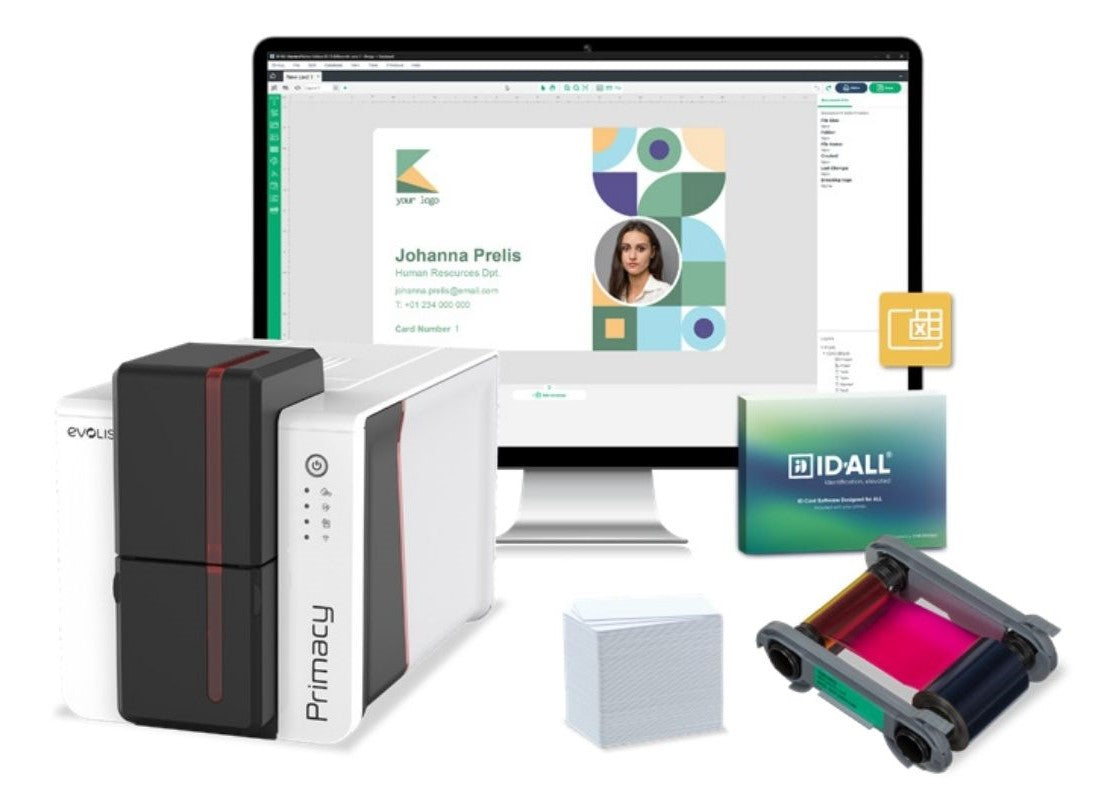 Evolis Primacy 2 Card Printer - GO Pack Bundle