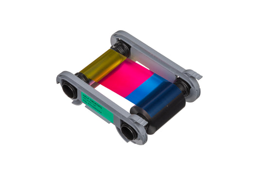 Evolis R7H206NAAA Half Panel YMCKOKO Colour Ribbon Overlay with Black and Overlay 250 Prints