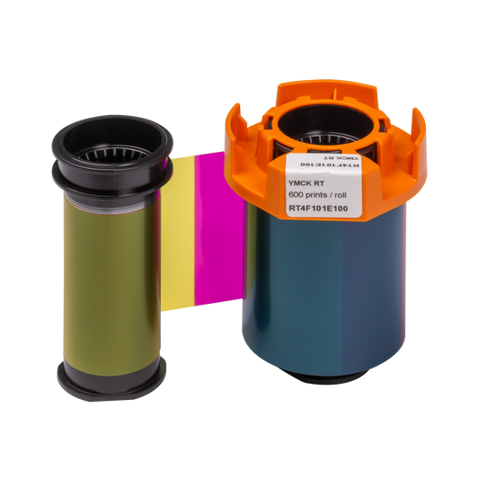 Evolis RT4F101E100 YMCK Colour Ribbon 600 Prints