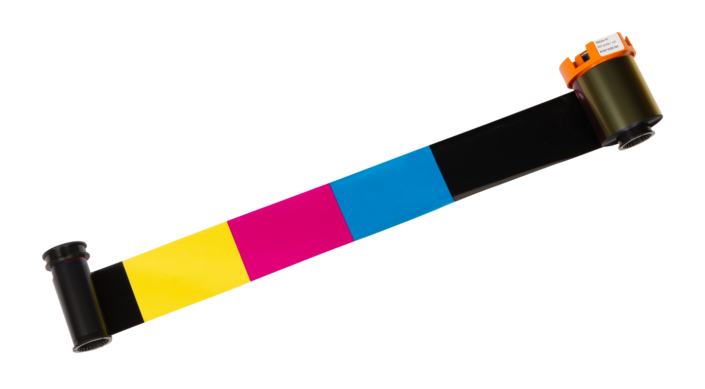 Evolis RT5F102E100 YMCKK Colour Ribbon 600 Prints