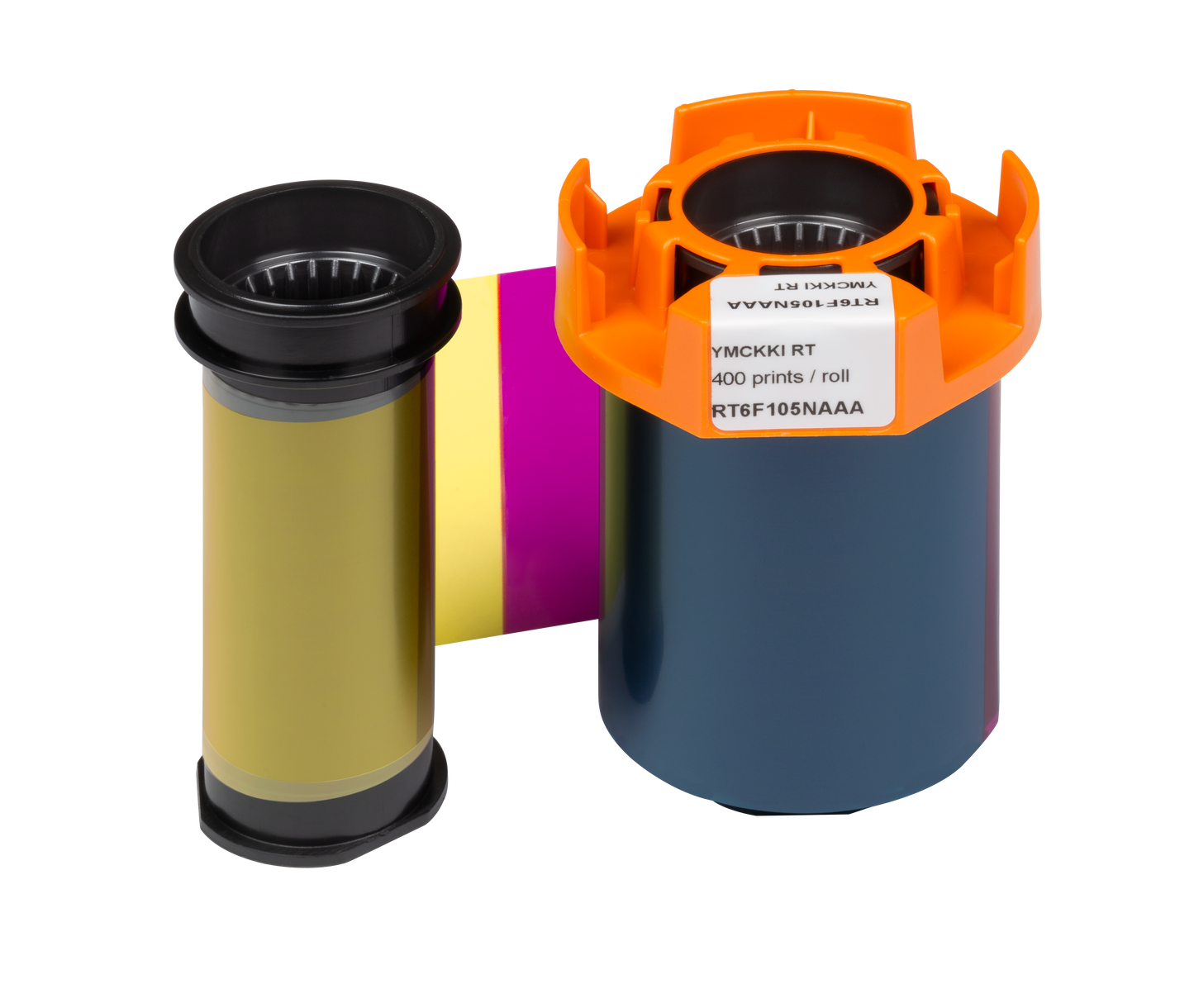 Evolis RT6F105NAAA YMCKKI Colour Ribbon for cards with magnetic stripe and/or signature panel 400 Prints