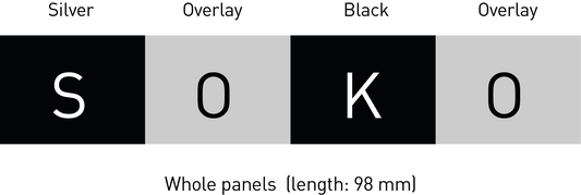 Evolis R4F227NAAA SOKO Silver and Black Ribbon with Overlay 250 Prints