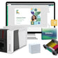 Evolis ZN2-GP-E Zenius 2 Classic Card Printer - GO PACK Bundle