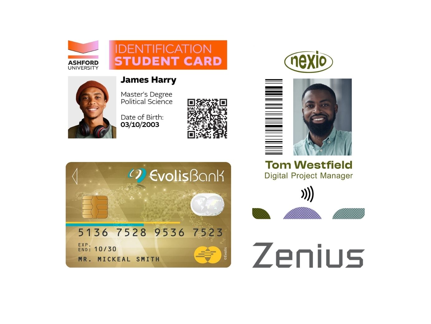 Evolis ZN2-GP-E Zenius 2 Classic Card Printer - GO PACK Bundle