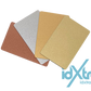 Metallic Coloured PVC Cards 100pc