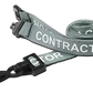 CONTRACTOR Pre-Printed Lanyards - pack 100