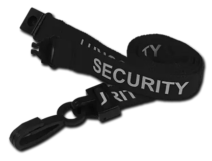 SECURITY Pre-Printed Lanyards 100pc