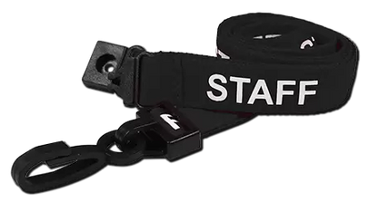 STAFF Pre-Printed Lanyards - pack 100