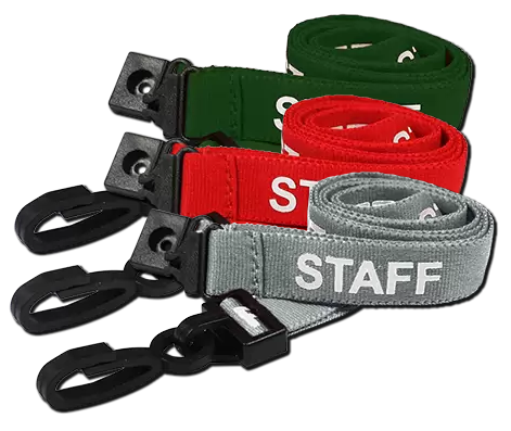 STAFF Pre-Printed Lanyards 100pc