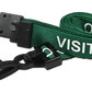 VISITOR Pre-Printed Lanyards 100pc