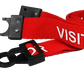 VISITOR Pre-Printed Lanyards - pack 100