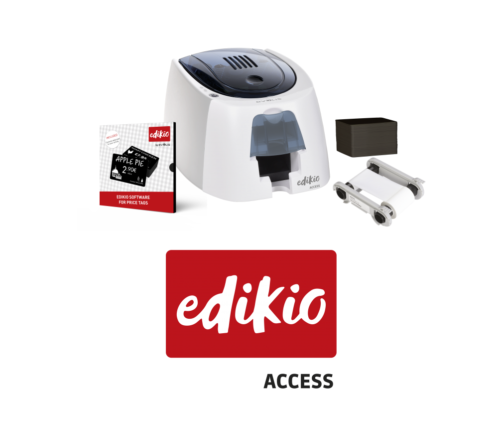 Evolis Edikio Card Printer - Price Tag Access Bundle