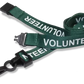 VOLUNTEER Pre-Printed Lanyards 100pc